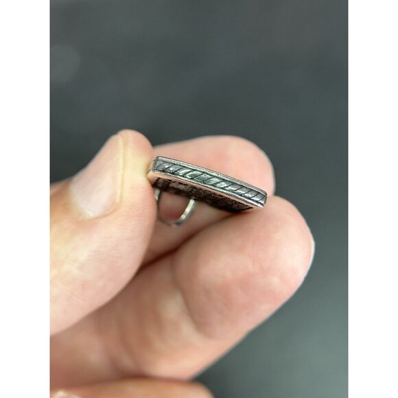 David Yurman Sterling Silver Black Diamonds Tag 31mm Chain 25” - Picture 11 of 16